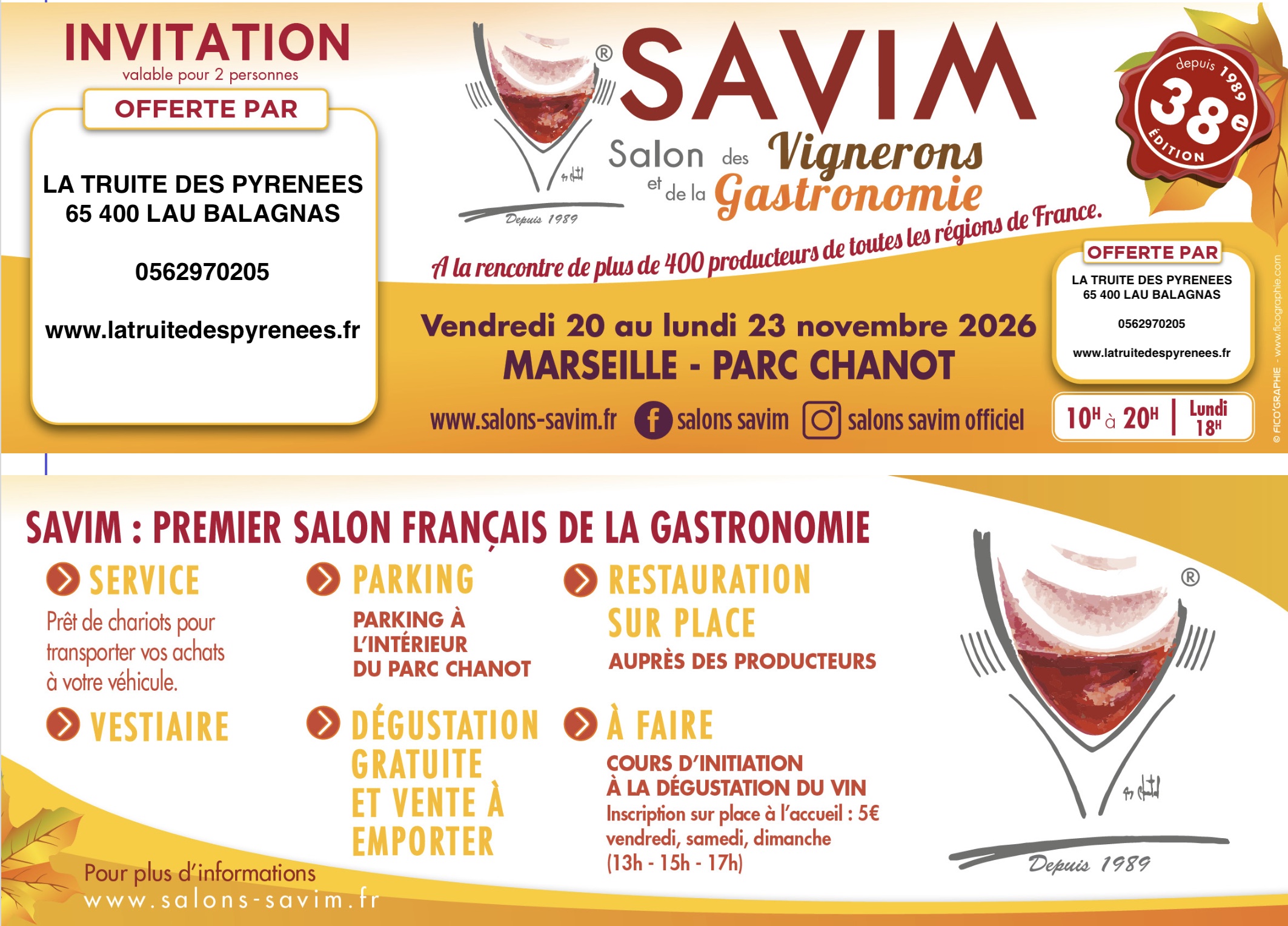 salon SAVIM Marseille du 20 au 23 novembre 2026
