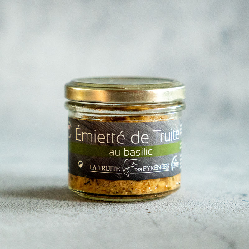 Emiettés de Truite au basilic (90 g)