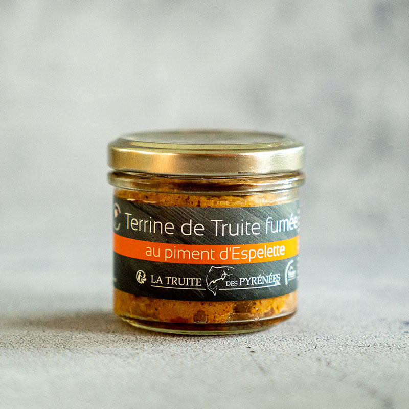 Terrine de truite fumée au piment d'Espelette